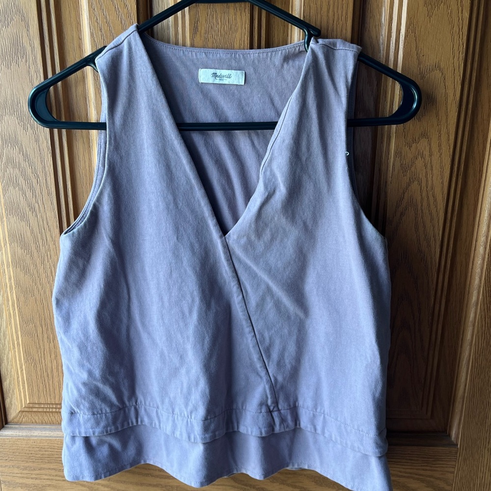 Madewell Lavender Tank, size S